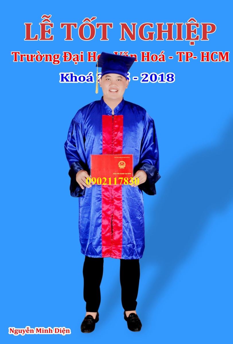 XƯỞNG MAY LỄ PHỤC TỐT NGHIỆP RẺ HCM